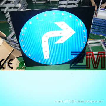 Aluminum LED Flashing Arrow Sign / Solar Arrow Sign / Solar Informative Sign